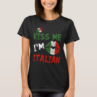 T-shirt Embrassez-Moi Je Suis Italien