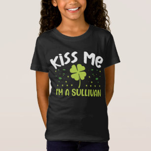 T-Shirt Embrassez-moi, je suis un Sullivan - Nom de famill