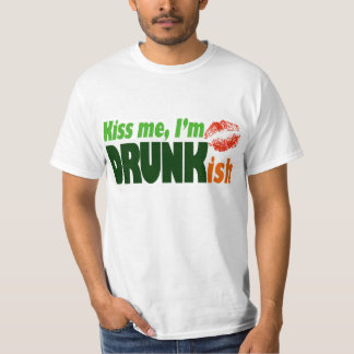 T-shirt Embrassez-moi que je suis Drunkish
