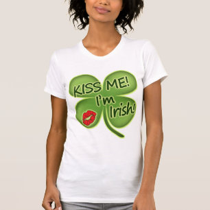 T-shirt Embrassez-moi que je suis irlandais