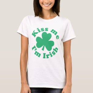 T-shirt Embrassez-moi que je suis irlandais