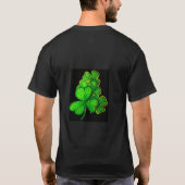 T-shirt Embrassez-moi que je suis irlandais et (Dos)