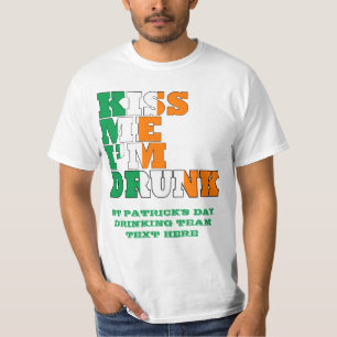 T-shirt Embrassez-moi que je suis ivre