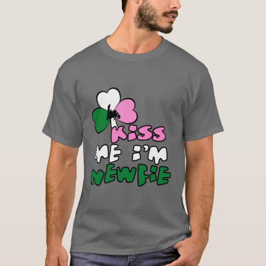 T-shirt Embrassez-moi que je suis Newfie (Devant)