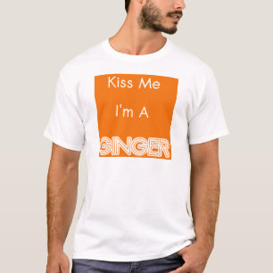 T-shirt Embrassez-moi que je suis un gingembre