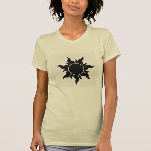 T-shirt embrouillé de Sun (Devant)