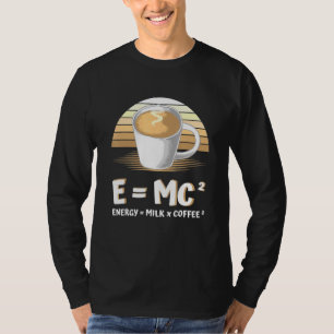 T-shirt Emc2 Energy égale Milk Times Café carré - Cof