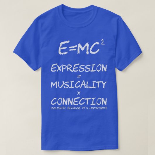 T-shirt EMC2 social dance drôle expression danse équatio (Design devant)
