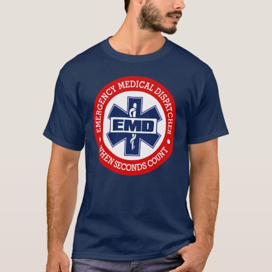 T-shirt EMD (Dispatcher Médicale d'urgence) (Devant)