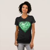 T-shirt Emerald Gem Heart (Devant entier)