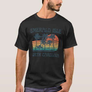 T-shirt Emerald Isle North Carolina Beach Vacances d'été