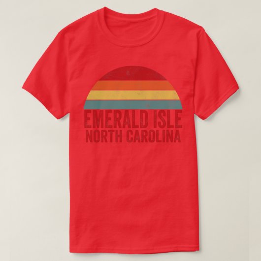 T-shirt Emerald Isle North olina (Design devant)