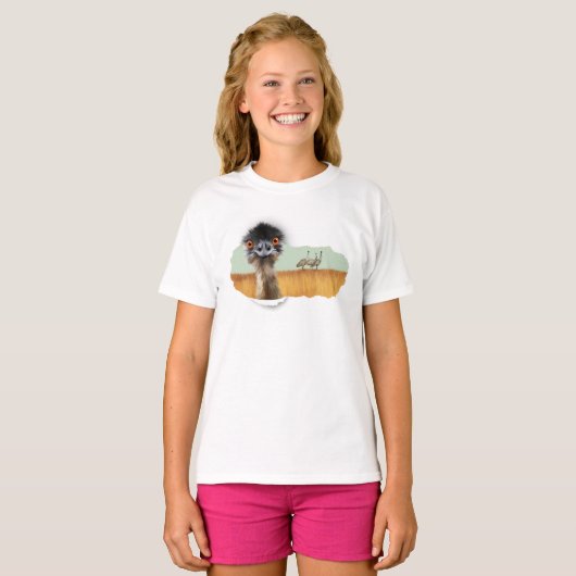 T-shirt Émeu (Devant entier)