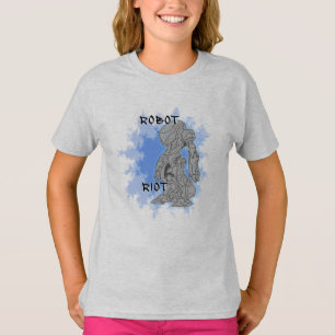 T-shirt Émeute de robots 14 Chemises pour enfants