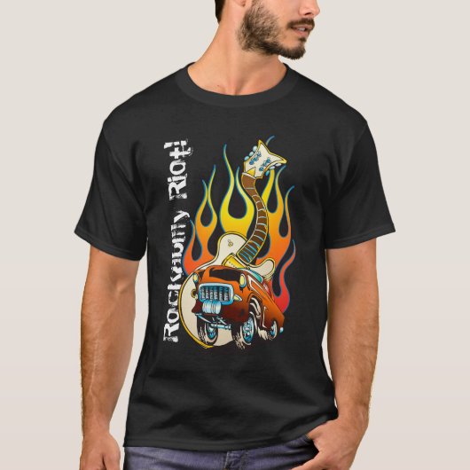 T-shirt Émeute de rockabilly ! (Devant)