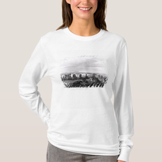 T-shirt Émigrants attaqués par les Comanches (Devant)