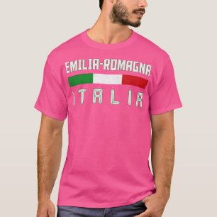 T-shirt Emilia Romagna Italia Région italienne Typographie