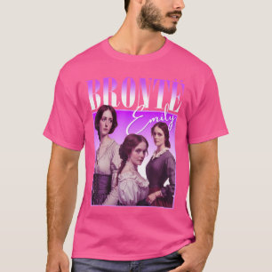 T-shirt Emily Bronte Booleg Hip hop Rap Vintage littératur