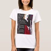 T-shirt Emily Bronte/souffler la conception de cadeau de (Devant)