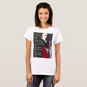 T-shirt Emily Bronte/souffler la conception de cadeau de (Devant entier)
