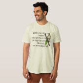 T-shirt Emily Dickinson avec Quaker Parakeet (Devant entier)