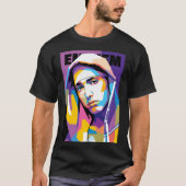 T-shirt Eminem in WPAP Style funny (Devant)