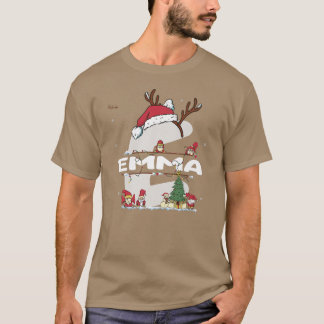 T-shirt Emma Christmasw Emma Nom pour les Noël drôles