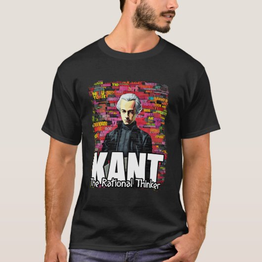 T-shirt Emmanuel Kant Philosopher (Devant)