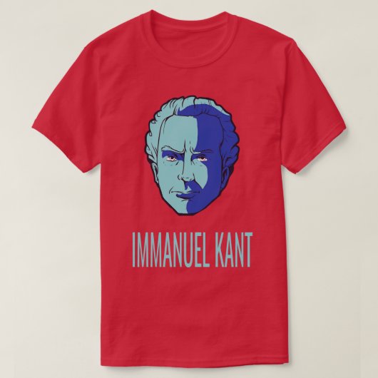 T-shirt Emmanuel Kant Philosopher Writer 1 (Design devant)