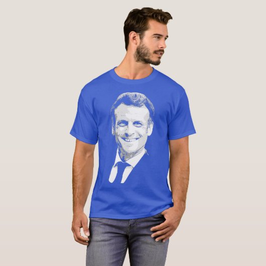 T-shirt Emmanuel Macron (Devant entier)