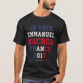T-SHIRT EMMANUEL MACRON (Devant)