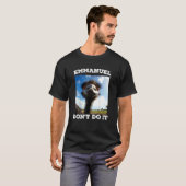 T-shirt Emmanuel Ne Fais Pas Émeu (Devant entier)