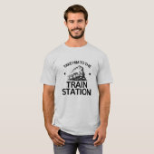 T-shirt Emmène-le à la gare (Devant entier)