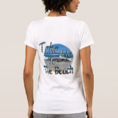 T-shirt Emmène-Moi À La Plage, (Dos)