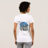 T-shirt Emmène-Moi À La Plage, (Dos entier)