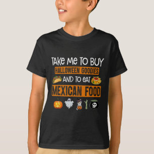 T-shirt Emmène-moi acheter des friandises Halloween et man