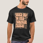 T-shirt Emmenez-Moi Au Citrouille Patch Fall Retro Leopard (Devant)