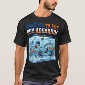T-shirt Emmenez-Moi Au Garçon Aquarium Pour Les Fans D'ama