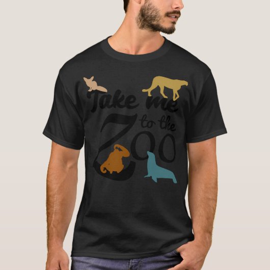 T-shirt Emmenez-Moi Au Zoo (Devant)