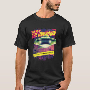 T-shirt Emmenez-Moi Vers L'inconnu Ufo Enlèvement Alien Ex
