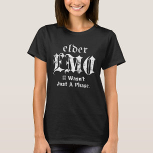 T-shirt Emo Ancien/Emo Fille Millenial/Grosse Emo Enfant/G
