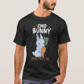 T-shirt Emo Bunny Doesn't Carrot All Bunny Rabbit Animal B (Devant)