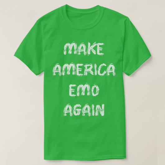 T-shirt Emo de nouveau déçu (Design devant)