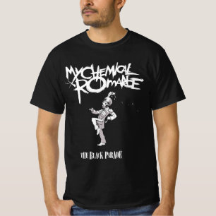 T-shirt Emo Gothique Squelette Parade, Marching Band Art,
