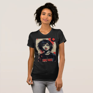 T-shirt Emo Grunge Sonic Jeune Aesthétique Tee
