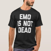 T-shirt emo n'est pas mort Classique (Devant)