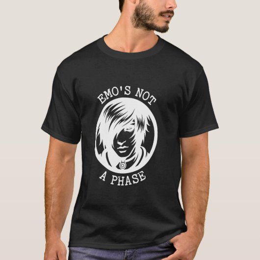 T-shirt Emo n'est pas seulement un Cool de phase (Devant)