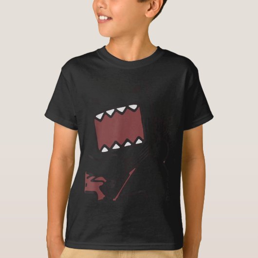 T-shirt Emo Scence Guitar Domo Y2k Japanese  (Devant)