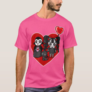 T-shirt Emo Valentine's Day Goth Valentine Kawaii Vampire