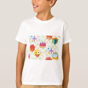 T-shirt emoji anniversaire heureux